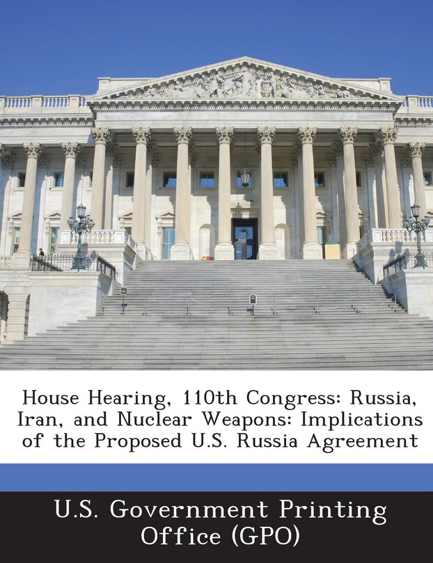Couverture_House Hearing, 110th Congress