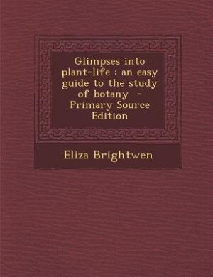Couverture_Glimpses into plant-life
