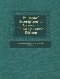 Front cover_Pausanias' Description of Greece  - Primary Source Edition