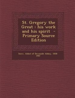 Front cover_St. Gregory the Great