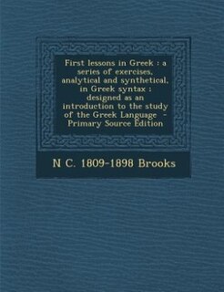 Couverture_First lessons in Greek