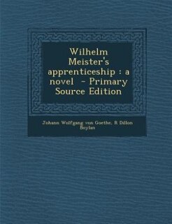 Front cover_Wilhelm Meister's apprenticeship