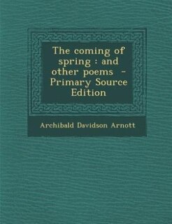 Front cover_The coming of spring