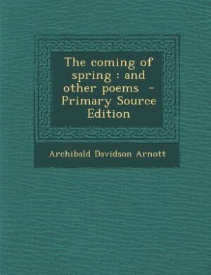 Front cover_The coming of spring