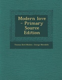 Modern love  - Primary Source Edition