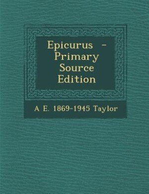 Front cover_Epicurus