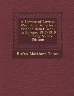 Couverture_A Service of Love in War Time