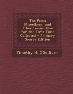 Front cover_The Pious Miscellany, and Other Poems