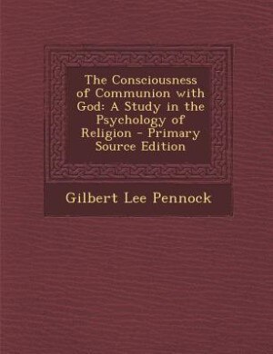 Front cover_The Consciousness of Communion with God