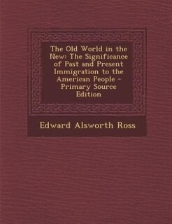 Front cover_The Old World in the New