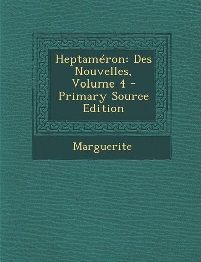 Front cover_Heptaméron