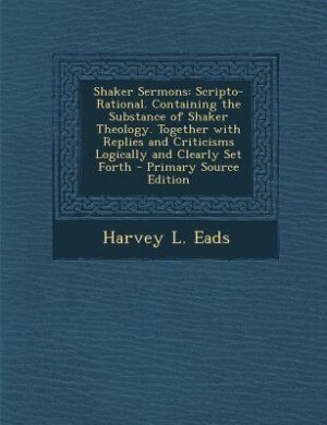 Front cover_Shaker Sermons