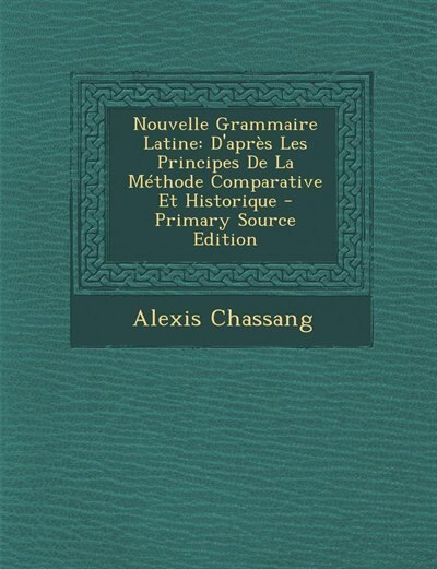 Couverture_Nouvelle Grammaire Latine