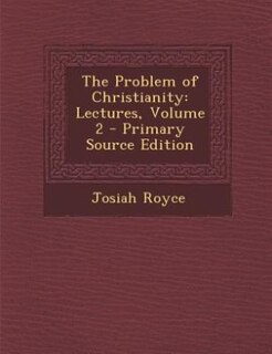 Front cover_The Problem of Christianity