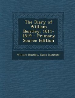 Front cover_The Diary of William Bentley