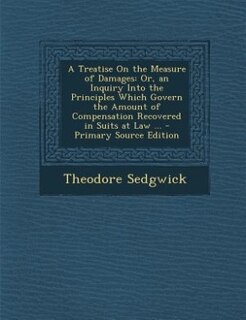 Front cover_A Treatise On the Measure of Damages