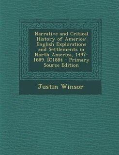 Couverture_Narrative and Critical History of America