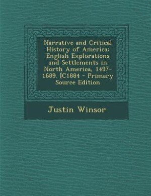 Couverture_Narrative and Critical History of America