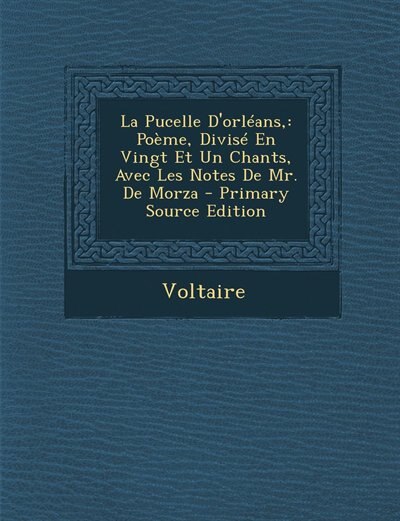 Front cover_La Pucelle D'orléans,