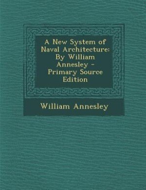 Couverture_A New System of Naval Architecture