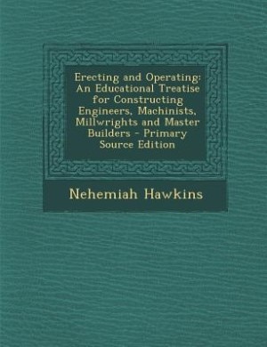 Front cover_Erecting and Operating