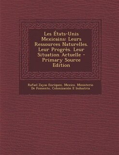 Front cover_Les États-Unis Mexicains