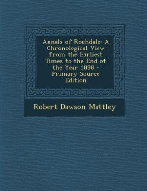 Front cover_Annals of Rochdale