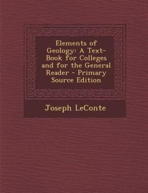 Couverture_Elements of Geology