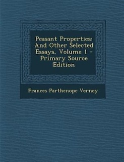 Couverture_Peasant Properties