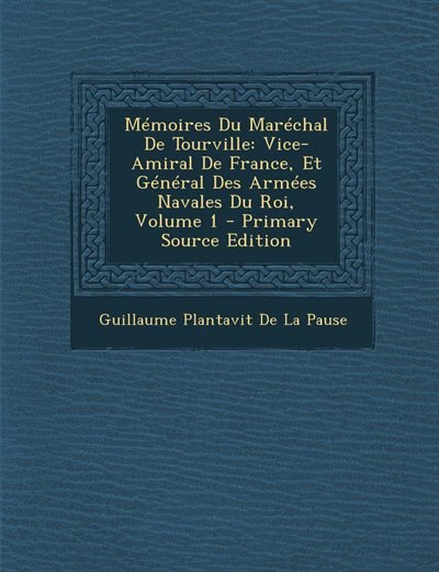 Couverture_Mémoires Du Maréchal De Tourville