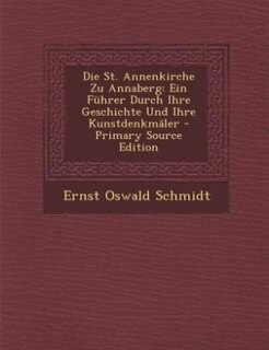 Couverture_Die St. Annenkirche Zu Annaberg