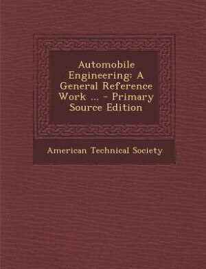 Front cover_Automobile Engineering