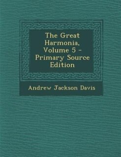 Couverture_The Great Harmonia, Volume 5 - Primary Source Edition