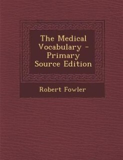 Couverture_The Medical Vocabulary