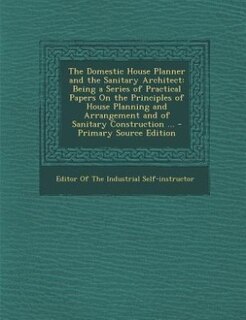 Front cover_The Domestic House Planner and the Sanitary Architect
