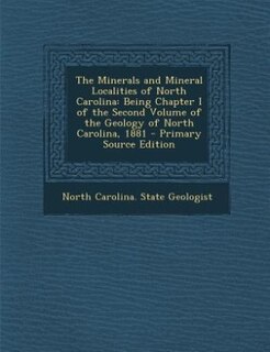 Front cover_The Minerals and Mineral Localities of North Carolina