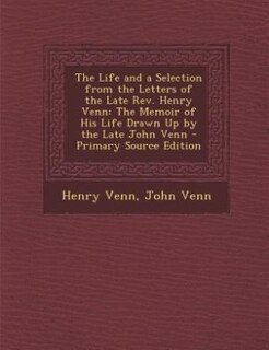Front cover_The Life and a Selection from the Letters of the Late Rev. Henry Venn