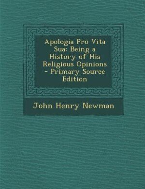Couverture_Apologia Pro Vita Sua