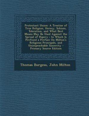 Front cover_Protestant Union