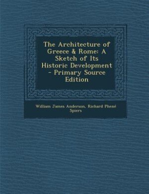 Front cover_The Architecture of Greece & Rome