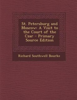 Couverture_St. Petersburg and Moscow