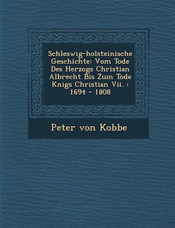 Front cover_Schleswig-Holsteinische Geschichte