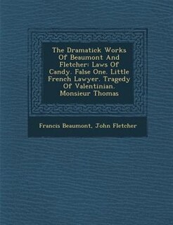 Couverture_The Dramatick Works Of Beaumont And Fletcher