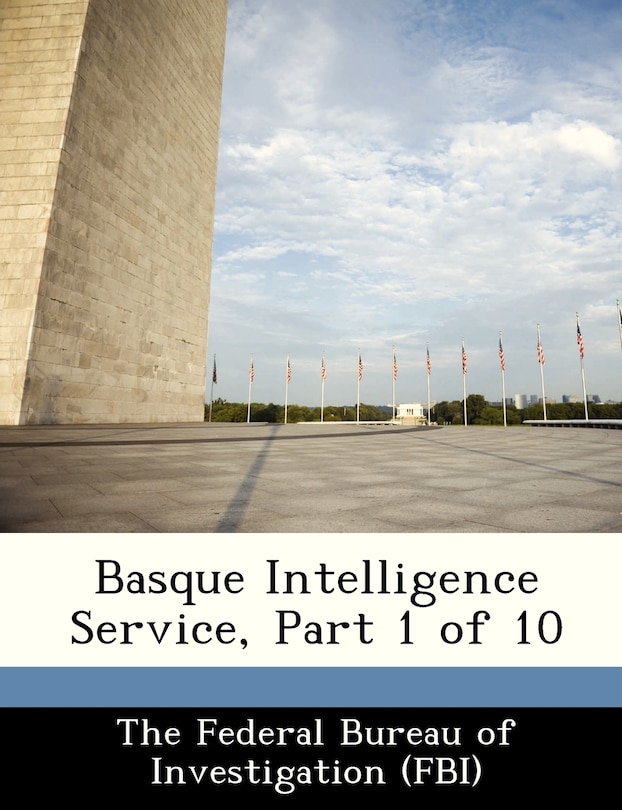 Couverture_Basque Intelligence Service, Part 1 Of 10