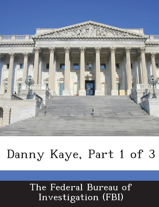 Front cover_Danny Kaye, Part 1 Of 3