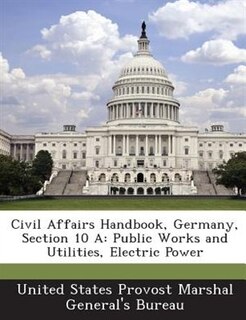 Couverture_Civil Affairs Handbook, Germany, Section 10 A