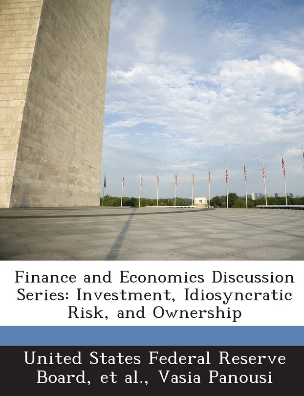 Couverture_Finance And Economics Discussion Series