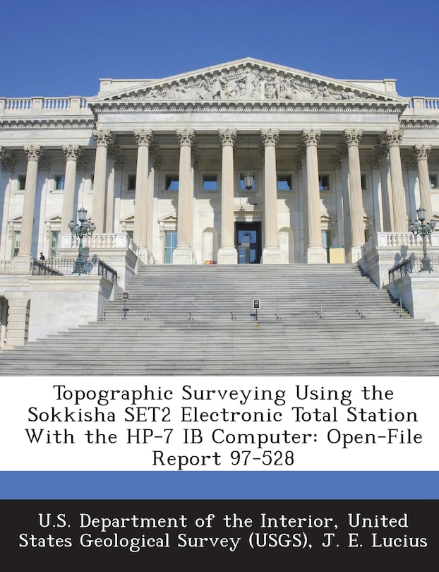 Front cover_Topographic Surveying Using The Sokkisha Set2 Electronic Total Station With The Hp-7 Ib Computer