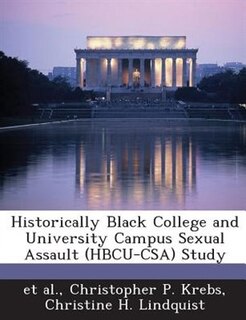 Front cover_Historically Black College And University Campus Sexual Assault (hbcu-csa) Study