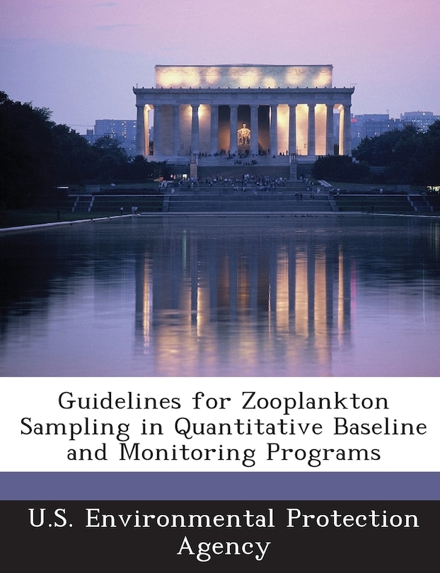 Front cover_Guidelines For Zooplankton Sampling In Quantitative Baseline And Monitoring Programs